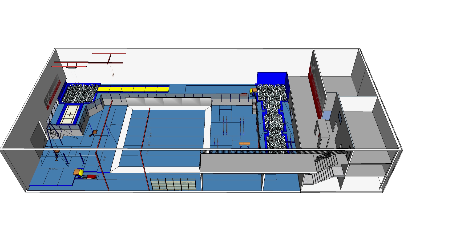 Rendering der Turnwerkstatt